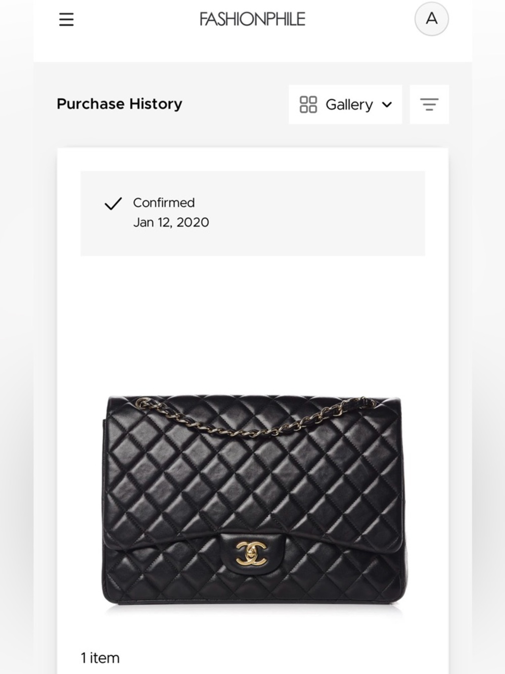 Chanel Lambskin Quilted Maxi Single Flap - Picture 12 of 17